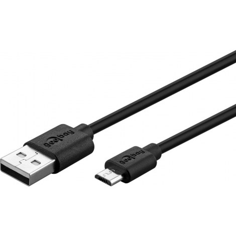 Goobay | Male | 4 pin USB Type A | Male | 5 pin Micro-USB Type B | 1 m - 3